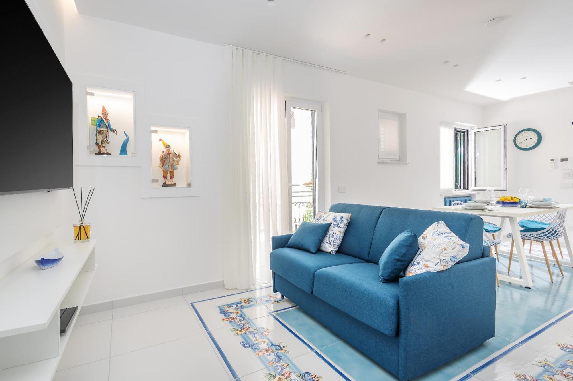 Sea View Deluxe Apartments Vico Equense Bagian luar foto